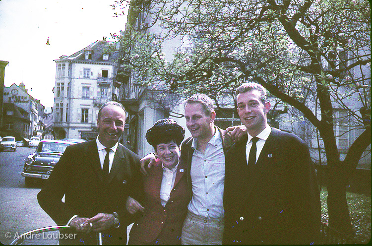 (From L-R) Edi Barth, Evi Butz, Ole Kirk Jensen and Kai Knecht from the press department