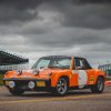 Works Porsche 914/6 GT on track at Silverstone circuit