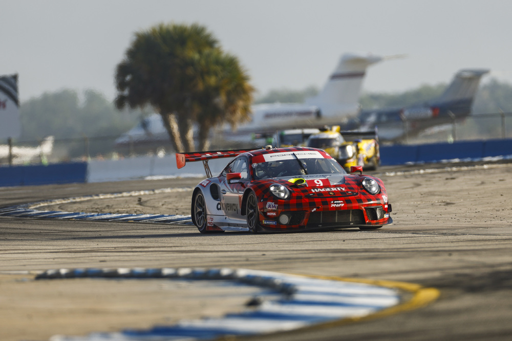 #9 Pfaff Porsche on track at Sebring 2022