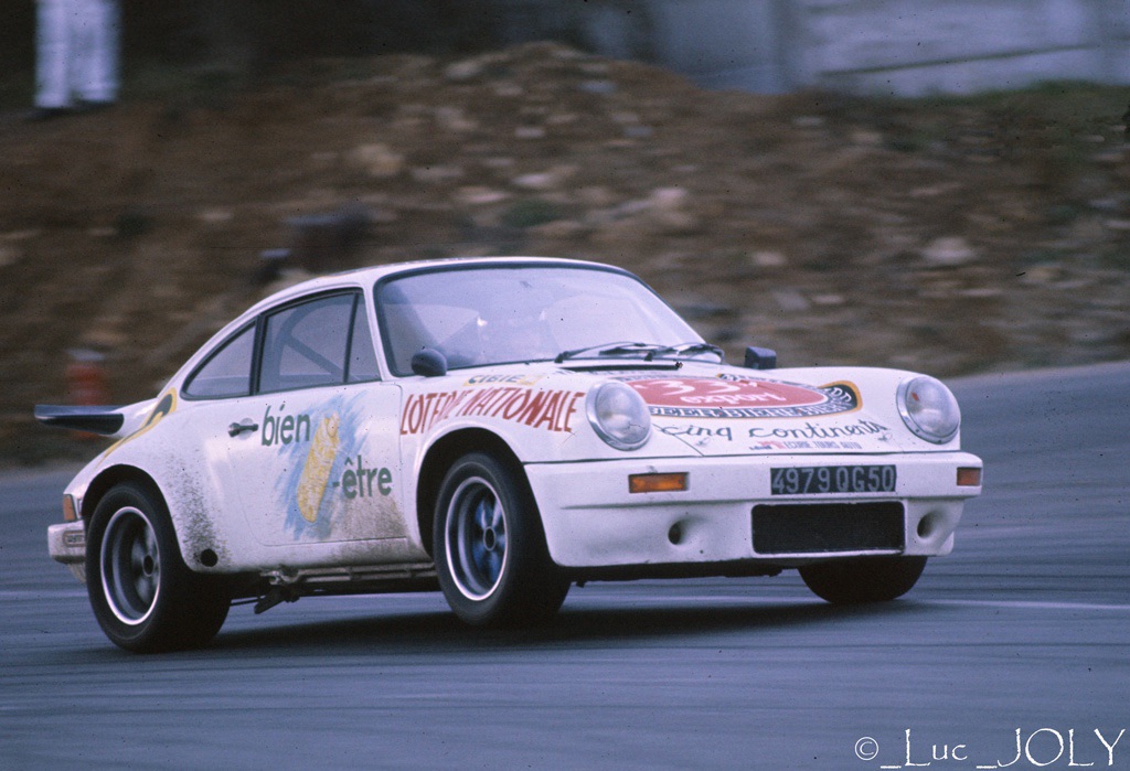 1974 Porsche RS 3.0 Carrera being raced in 1975