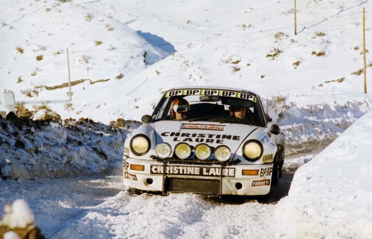 1974 Porsche RS 3.0 Carrera at 1978 Monte Carlo Rally