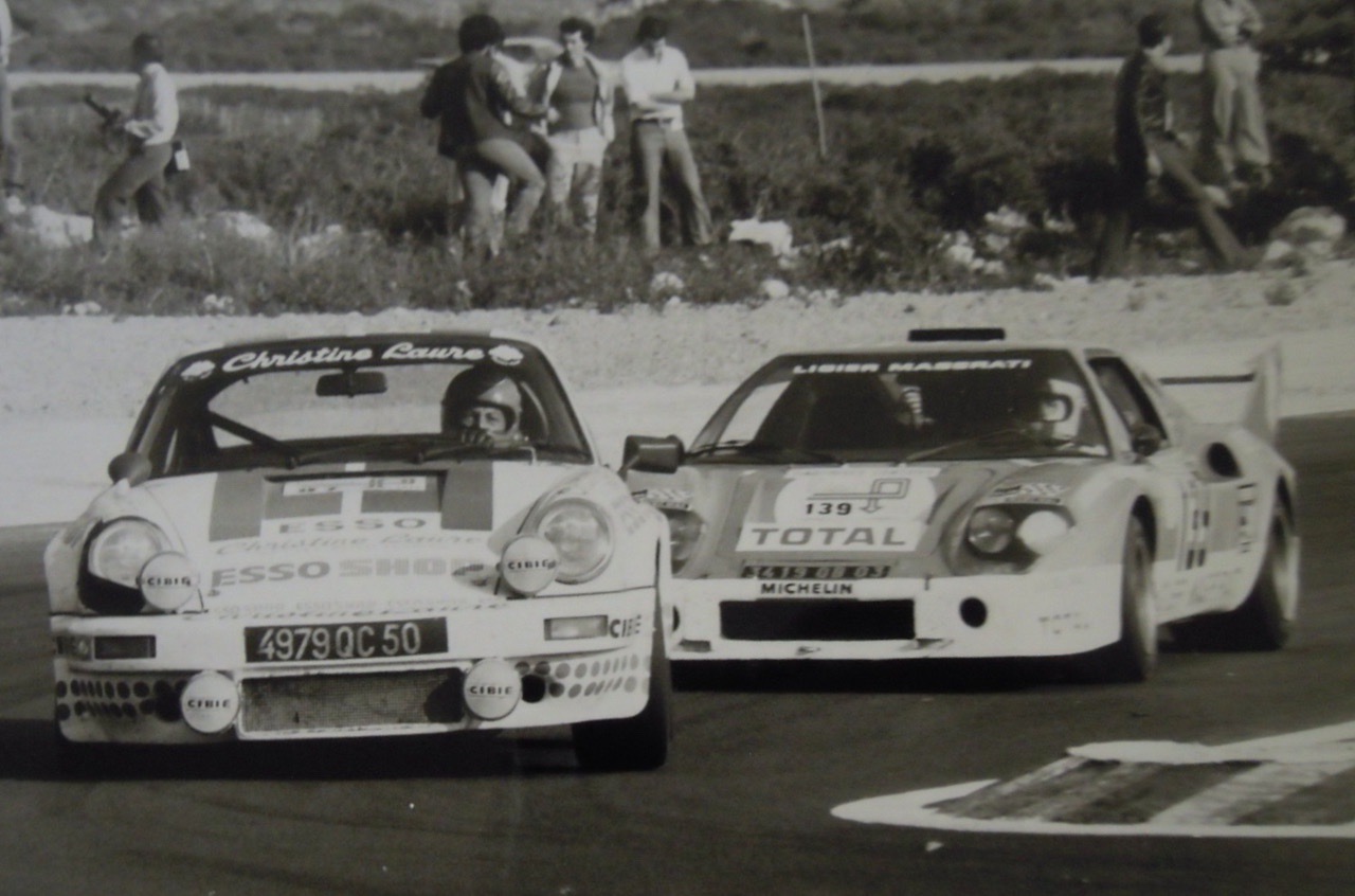 1974 Porsche RS 3.0 Carrera racing in 1974
