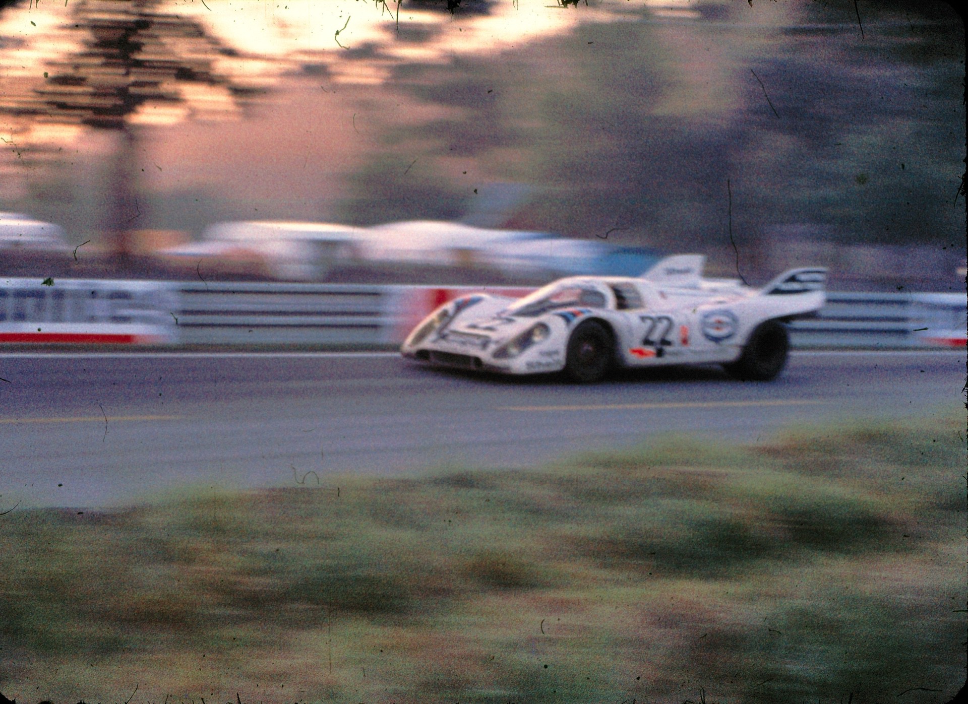 #22 Porsche 917K of Helmut Marko and Gijs van Lennep during the 1971 24 Hours of Le Mans
