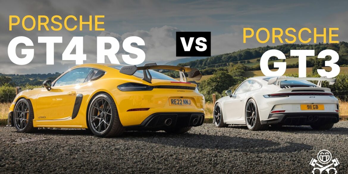 2022 Porsche 718 Cayman GT4 RS vs 911 (992) GT3