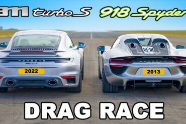 Porsche 918 Spyder v 911 Turbo S- DRAG RACE