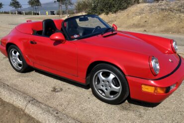 Red 1994 Type 964 Porsche 911 Carrera 2 Speedster