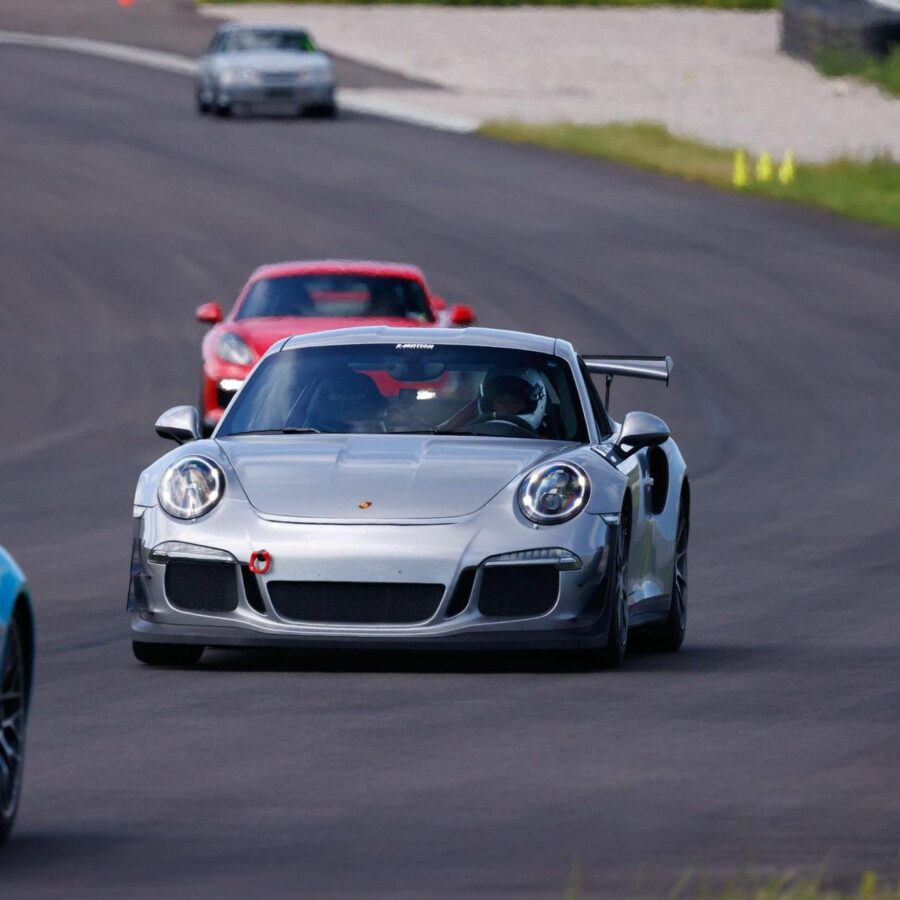 High performance cars on track