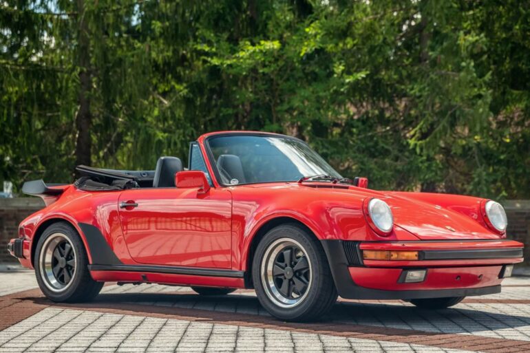 Well-Documented 1987 Porsche 911 Turbo Cabriolet Available For Auction