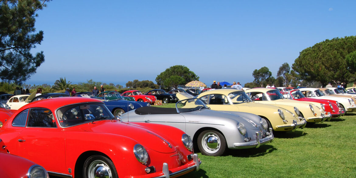 Porsches at 356 Concours