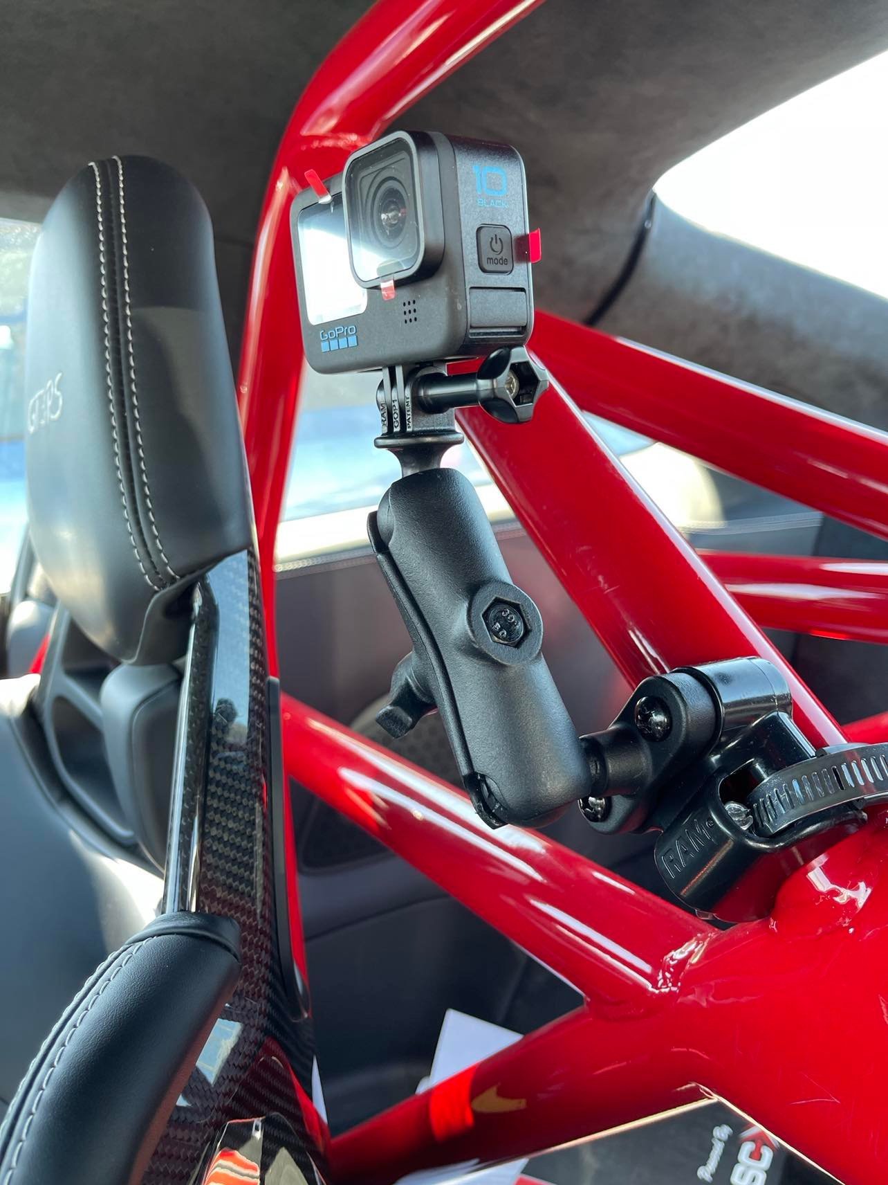 GoPro mounted in Porsche 991.1 GT3 RS