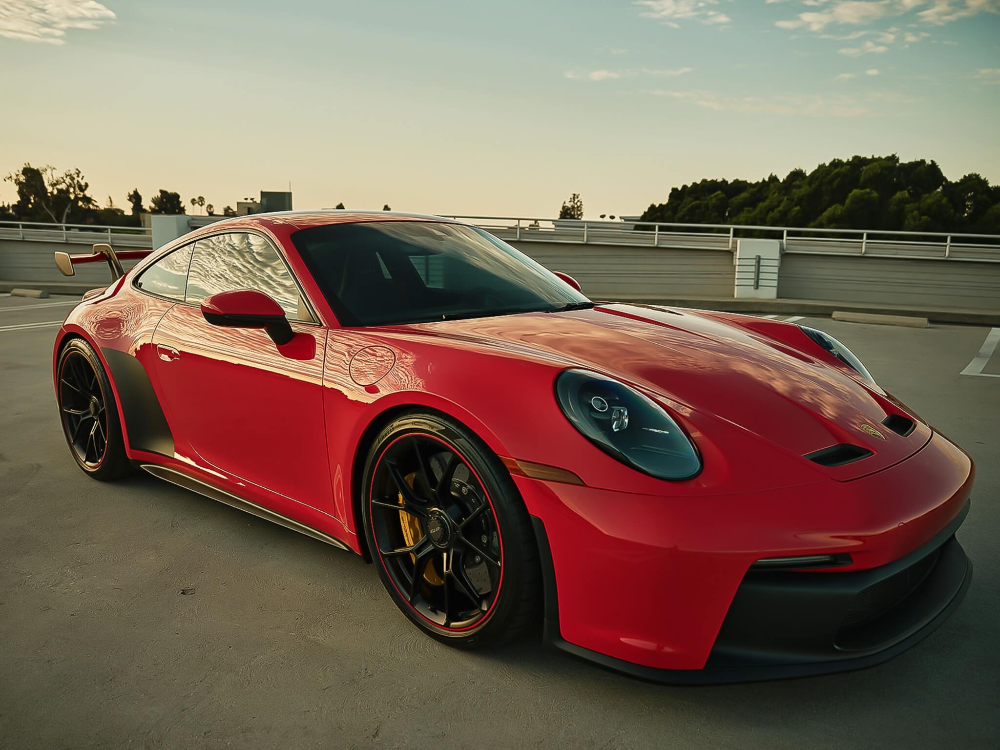 Gorgeous Red 2022 Porsche 992 GT3 For Sale!