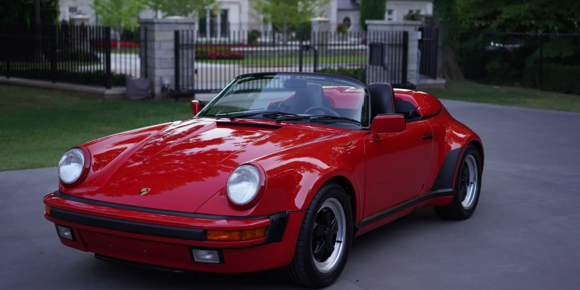 1989 Porsche 911 Speedster In Paint-To-Sample Ferrari Rosso Chiaro Now For Sale!