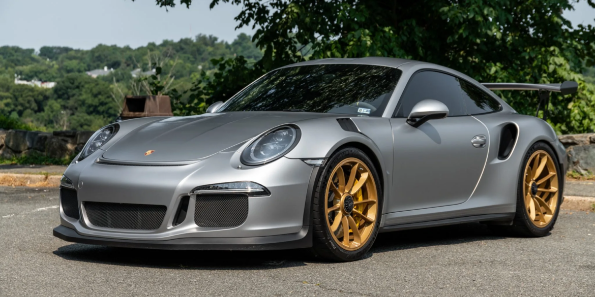Silver Metallic 2016 Porsche 911 GT3 RS With 8k Miles For Sale!