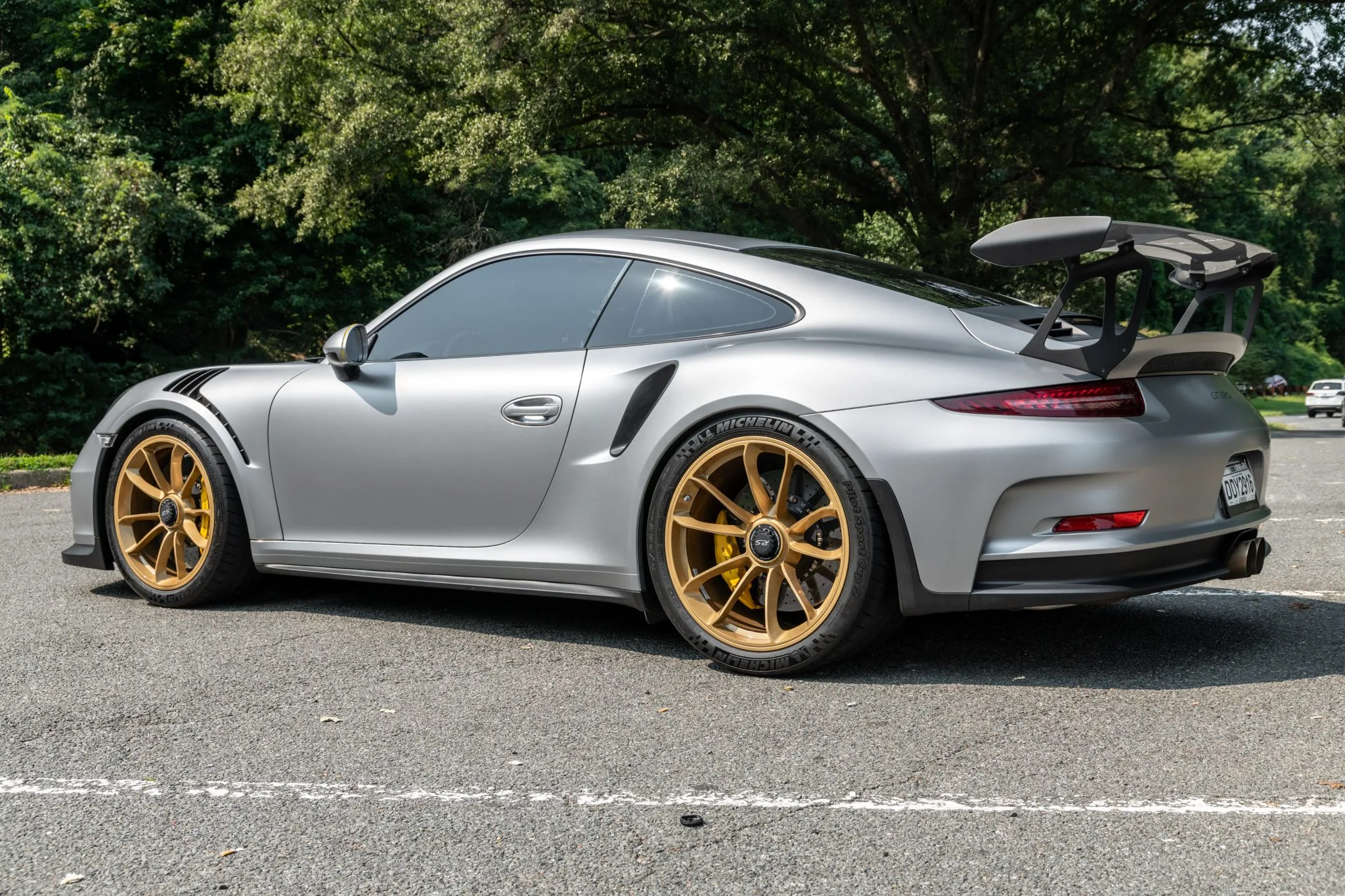 Silver Metallic 2016 Porsche 911 GT3 RS With 8k Miles For Sale!