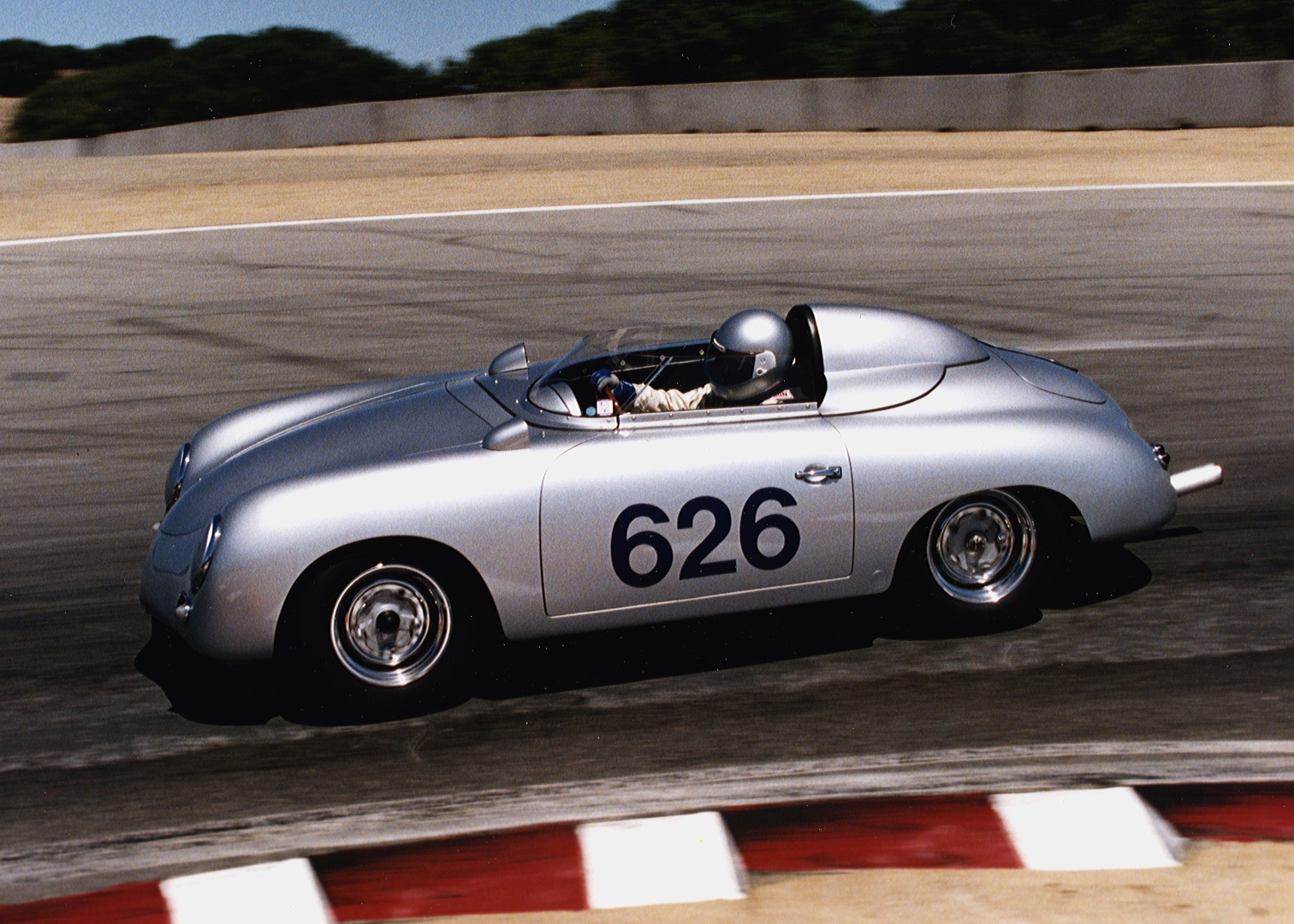 Mildly modified 356A Speedster with custom racing parts