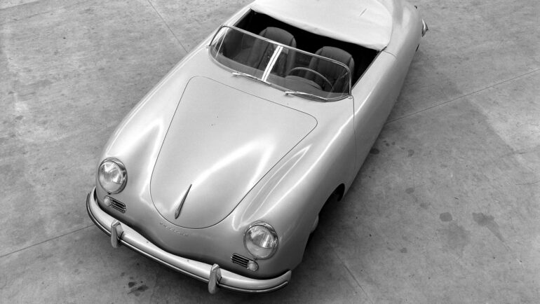 1954 356 Speedster, one of the first off the production line bound for America