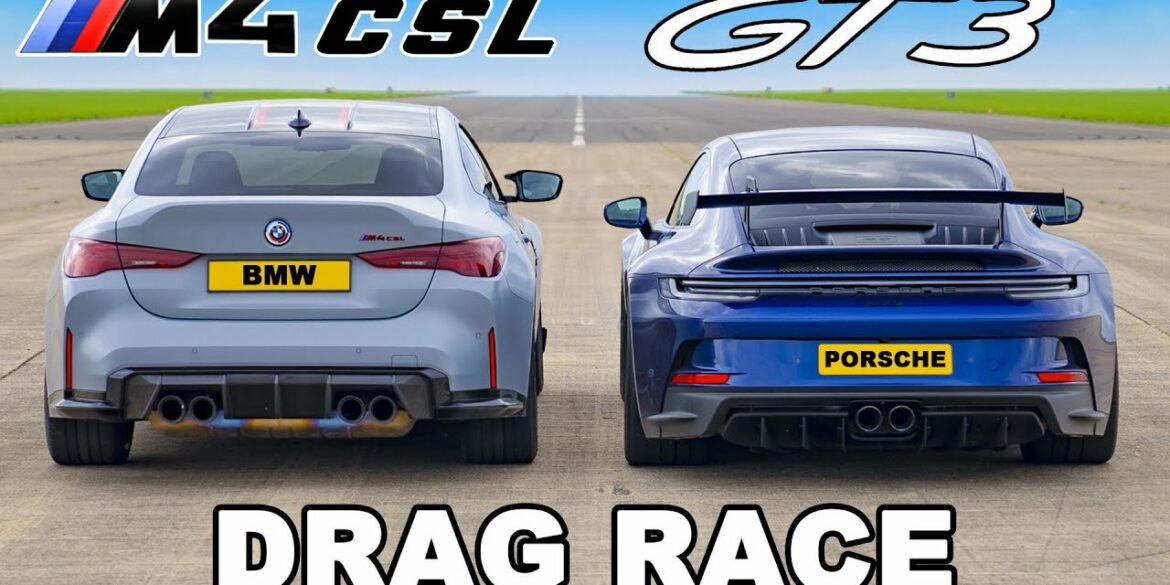 BMW M4 CSL vs Porsche 911 GT3