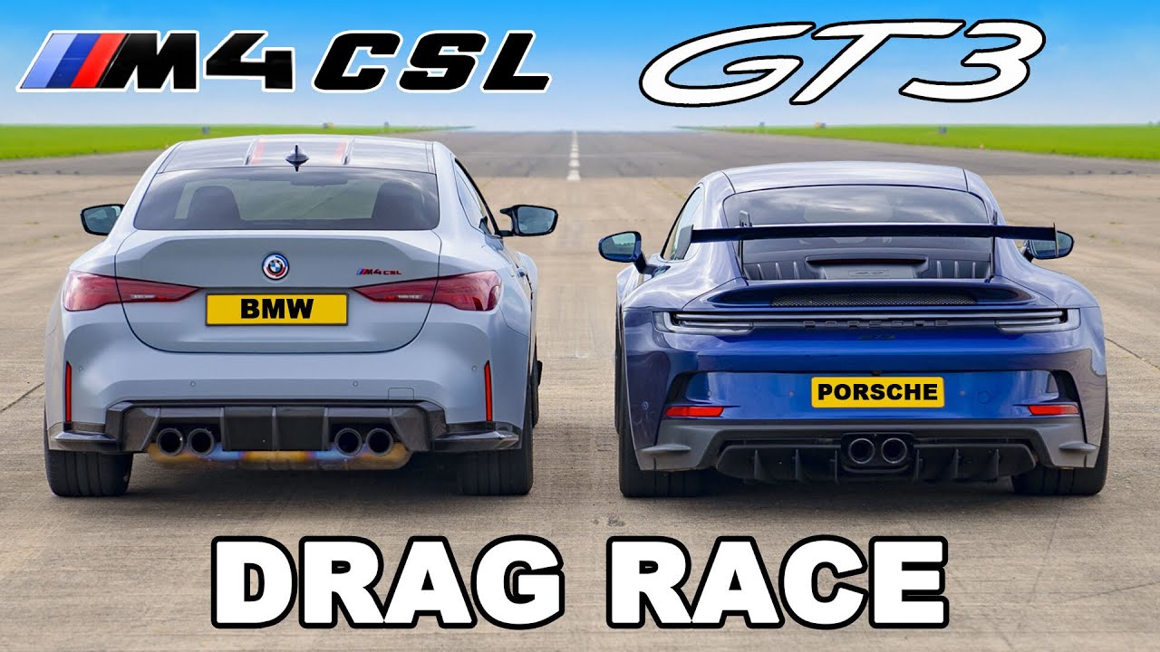 BMW M4 CSL vs Porsche 911 GT3