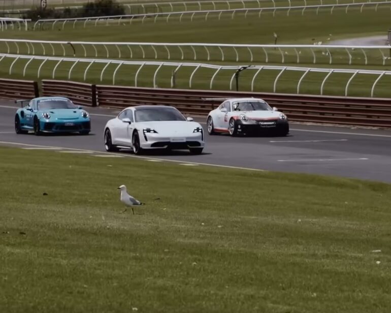 Your Porsche EV at the Race Track