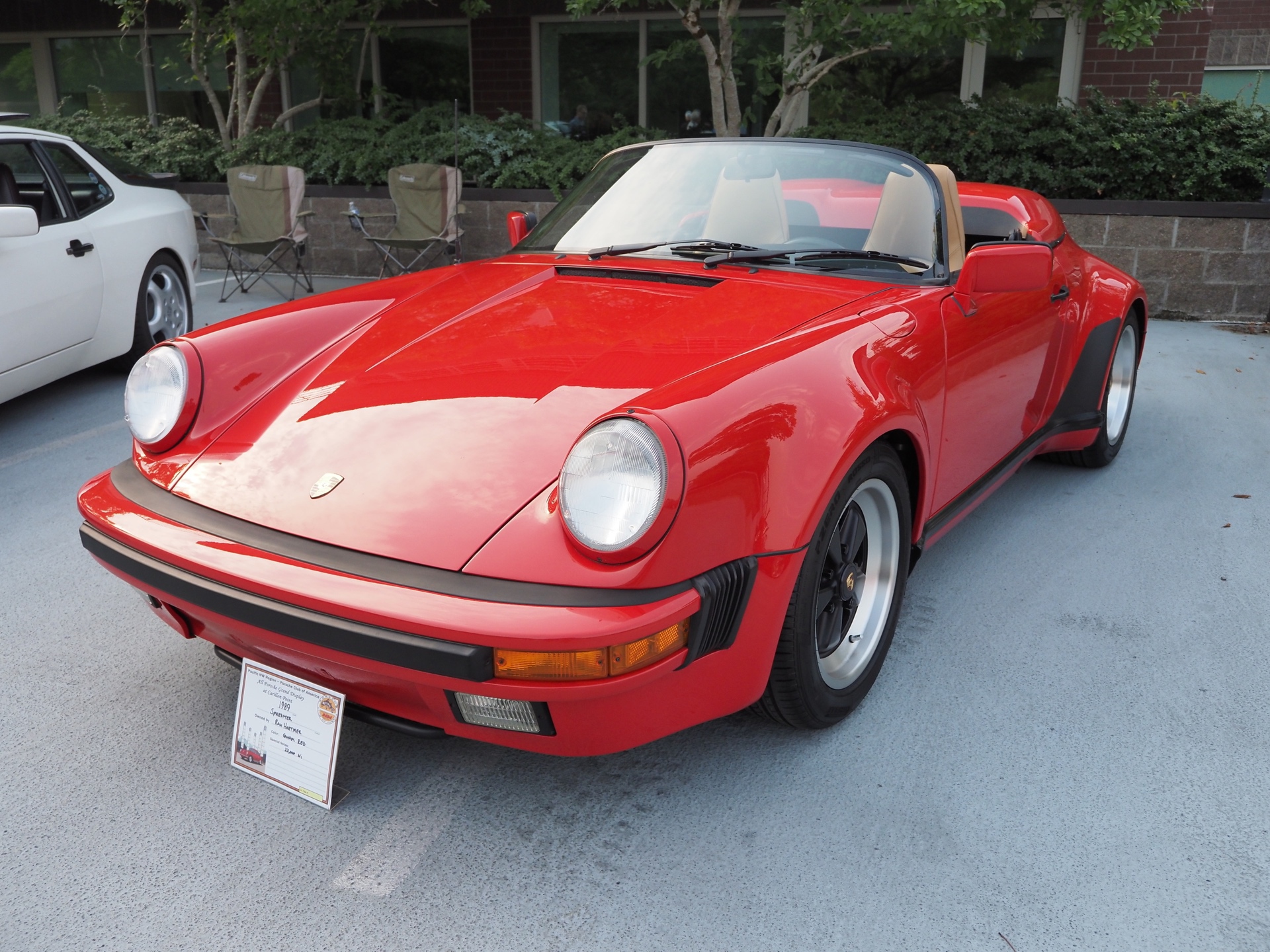 Red Porsche Speedster