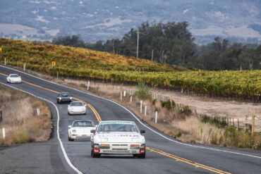 Porsche cars at Breakfast Club Rally