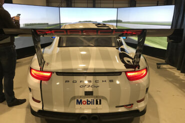 Rear view of Porsche GT3 Cup Car