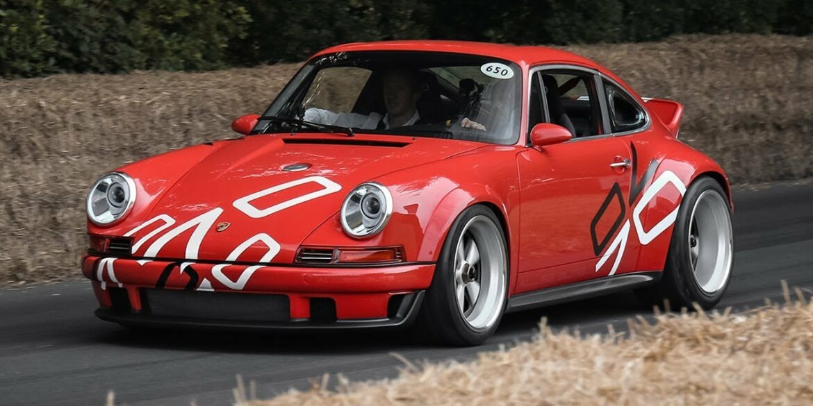 Porsche 911 Singer DLS Screaming At Goodwood