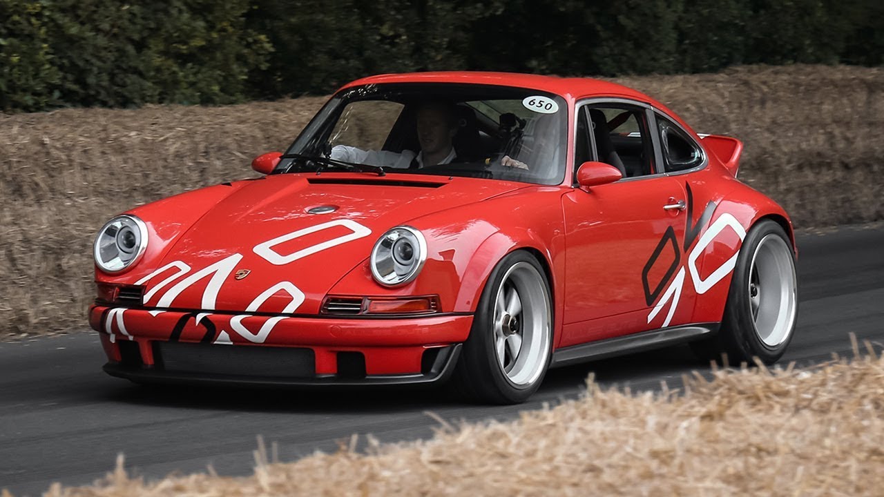 Porsche 911 Singer DLS Screaming At Goodwood