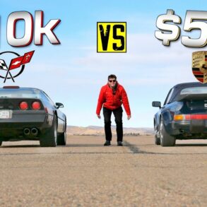 Will A C4 Corvette Have A Chance Of Beating A 1987 Porsche 911 Carrera 3.2 In A Drag Race?
