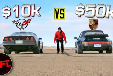 Will A C4 Corvette Have A Chance Of Beating A 1987 Porsche 911 Carrera 3.2 In A Drag Race?