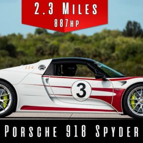 Watch This 2015 Porsche 918 Spyder Break The 200-MPH Barrier