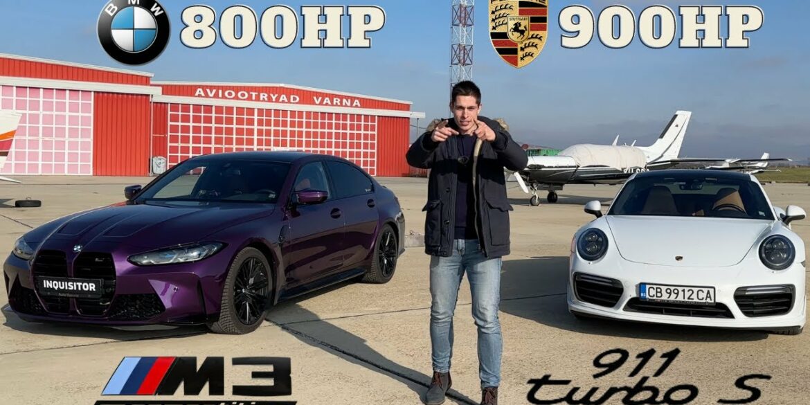 Porsche 911 Turbo S Obliterates A BMW M3 In A Drag Race