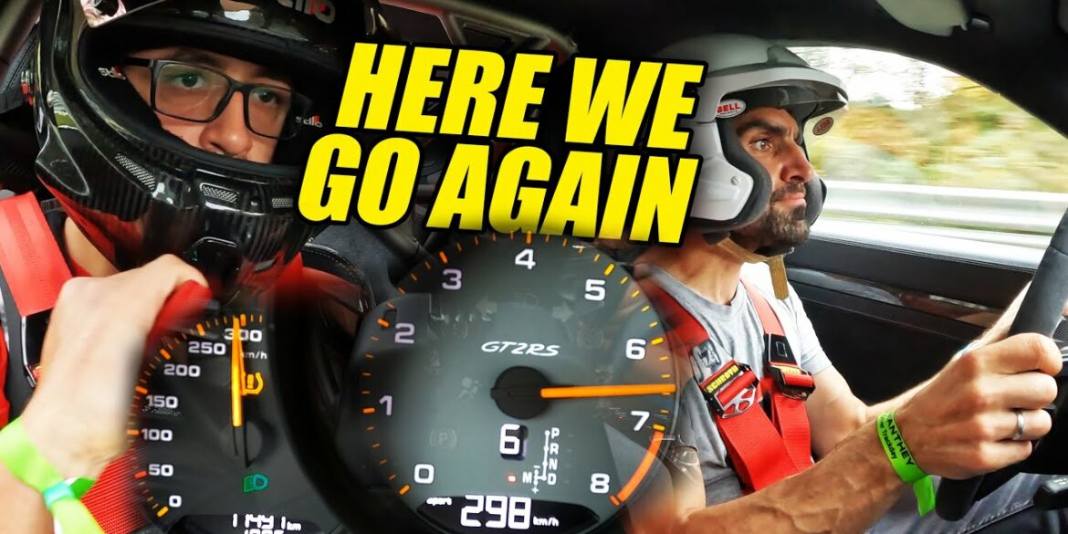 Driving A Porsche GT2 RS MR Around Nürburgring At 300 KPH!
