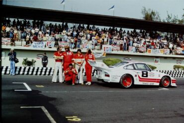 The Dick Barbour 934.5 on the grid at Mexico Trans-AM