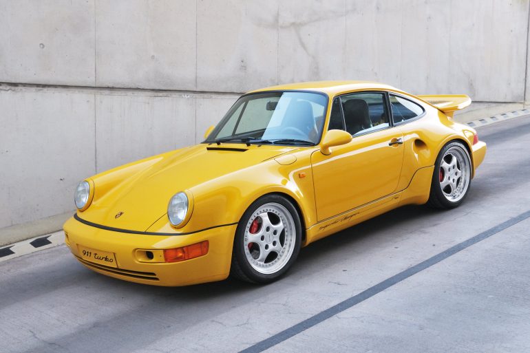 Yellow Porsche 964