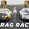 DRAG RACE: 992 Porsche 911 GT3 vs. 992 Porsche 911 GT3 Cup