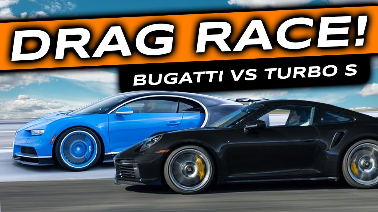 Porsche 911 Turbo S Takes On A Bugatti Chiron On A Drag Race