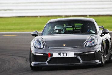 Porsche Cayman GT4 Sends It @ Silverstone GP