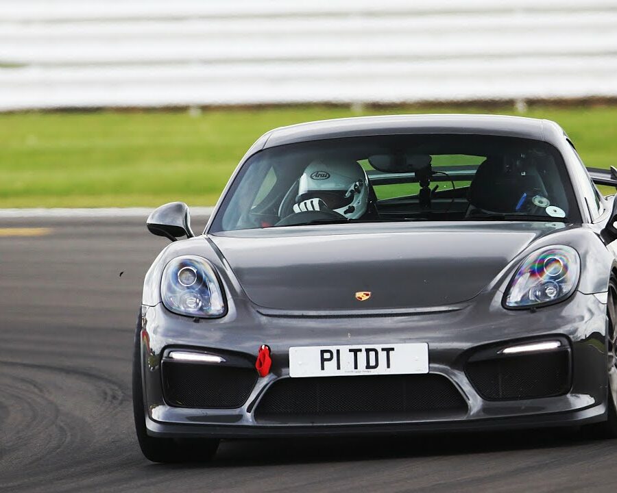 Porsche Cayman GT4 Sends It @ Silverstone GP