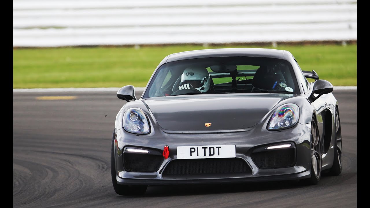 Porsche Cayman GT4 Sends It @ Silverstone GP