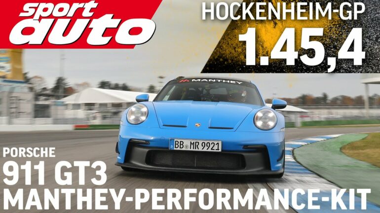 How Fast Can Porsche 911 GT3 With Manthey-Performance-Kit Lap The Hockenheim-GP?