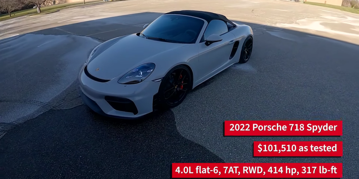Feel The Excitement Of Driving A 2022 Porsche 718 Spyder