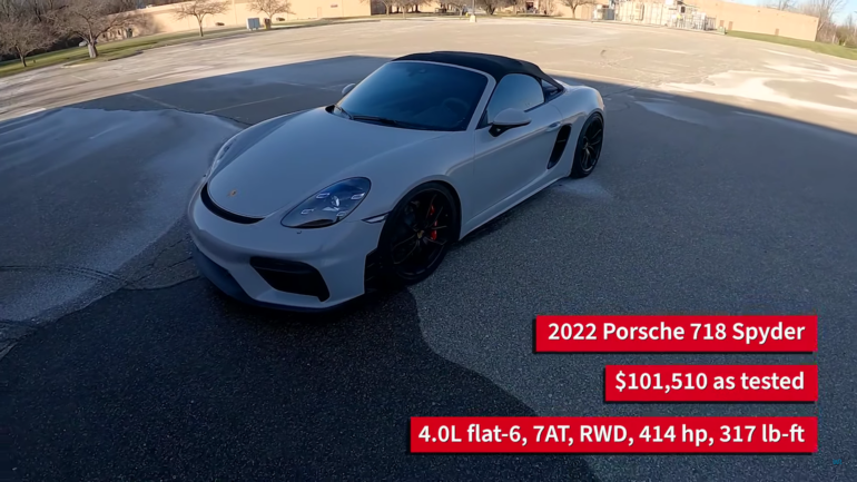 Feel The Excitement Of Driving A 2022 Porsche 718 Spyder