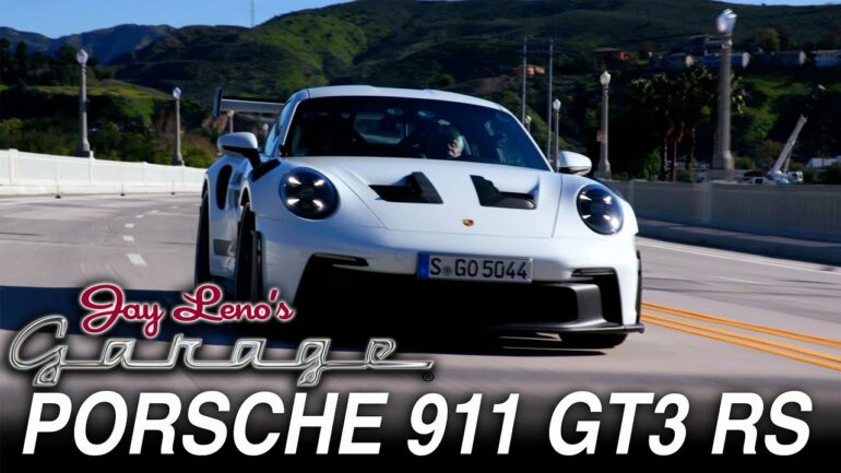 Watch Jay Leno Have Some Fun With The 2023 Porsche 911 GT3 RS!