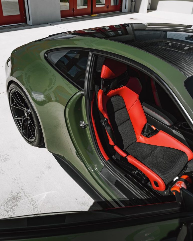 Porsche Of The Day Nato Olive Porsche 911 (992) GT3 Touring