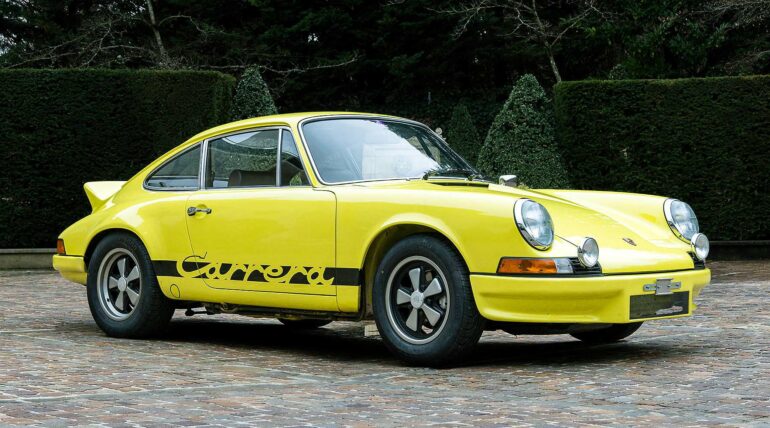 Modèle Réduit Porsche 911 Carrera RS 2.7 1973 Blanc/bleu IXO à L'échelle 1:43 - Neuf En Boîte