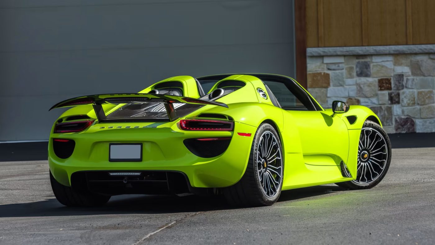 Porsche Of The Day: 2015 Porsche 918 Spyder In Acid Green