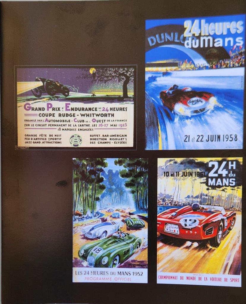 Early Le Mans race publicity posters