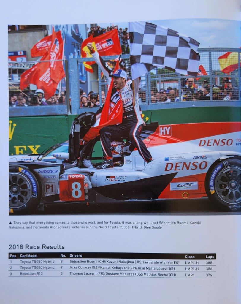 Toyota won for the first time in 2018 with theTS050 Hybrid