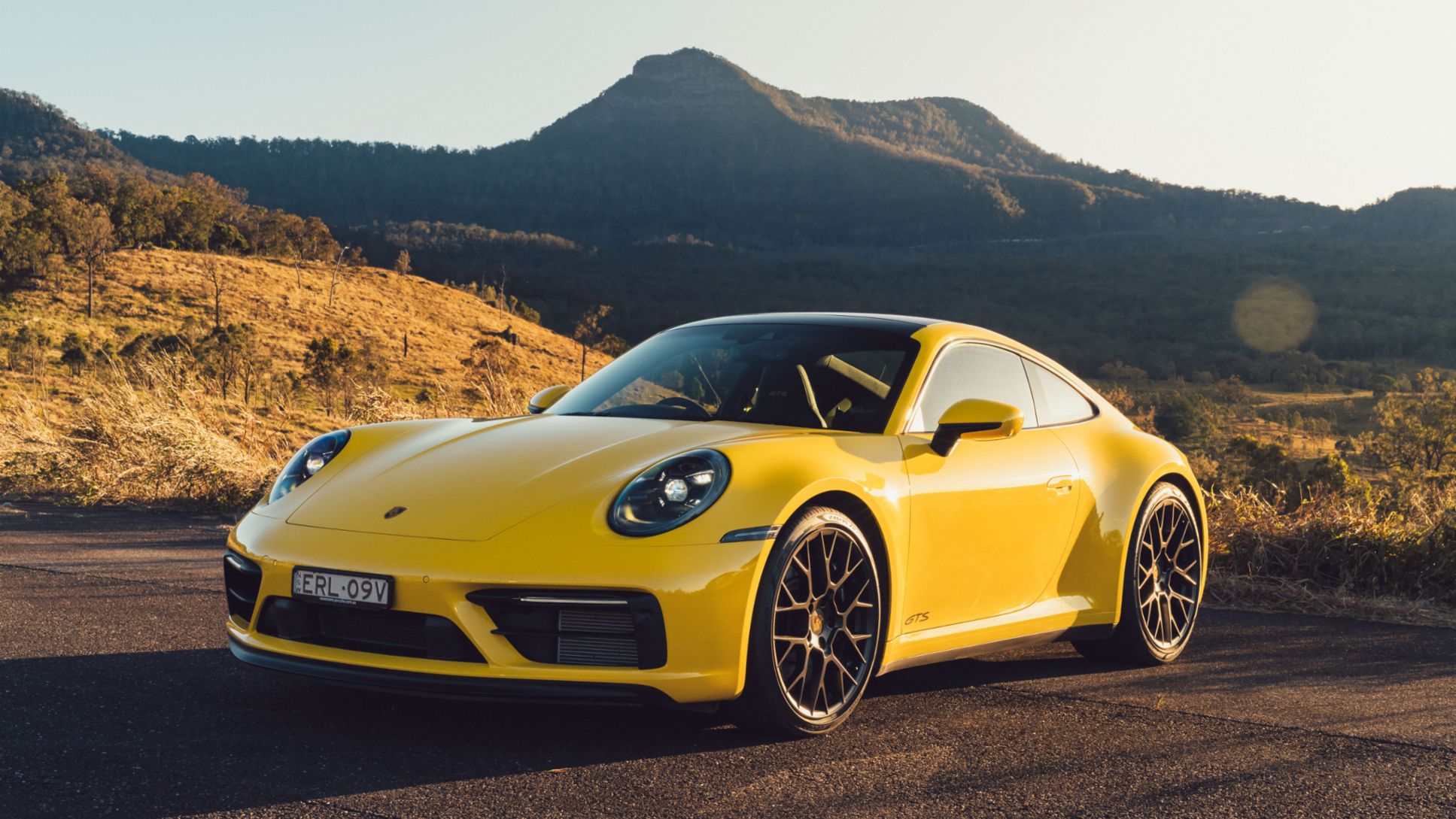 Yellow Porsche 911